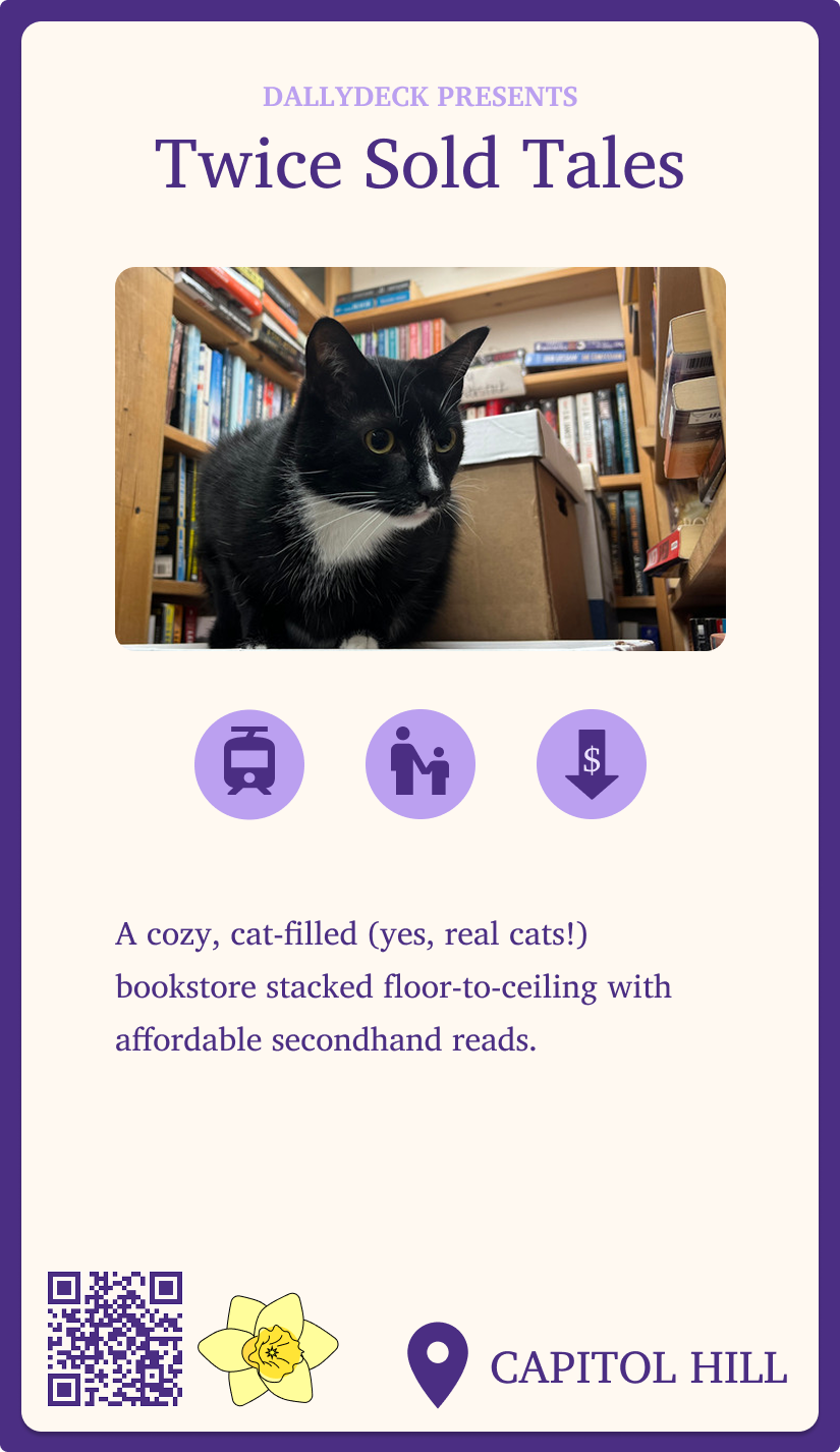 Twice Sold Tales Dallydeck card